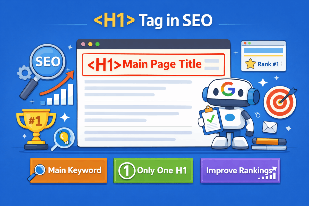 تگ‌ h1 در HTML چیست؟